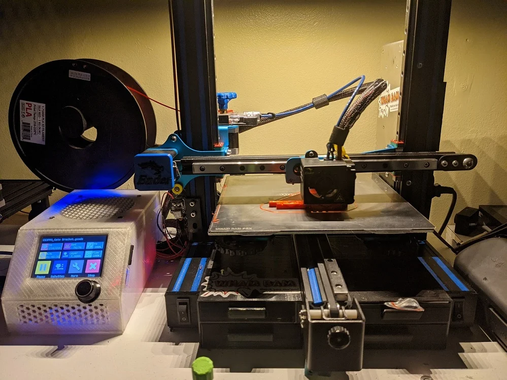 SKR E3 Mini and stock Creality mainboard Electronics Enclosure - REMIX