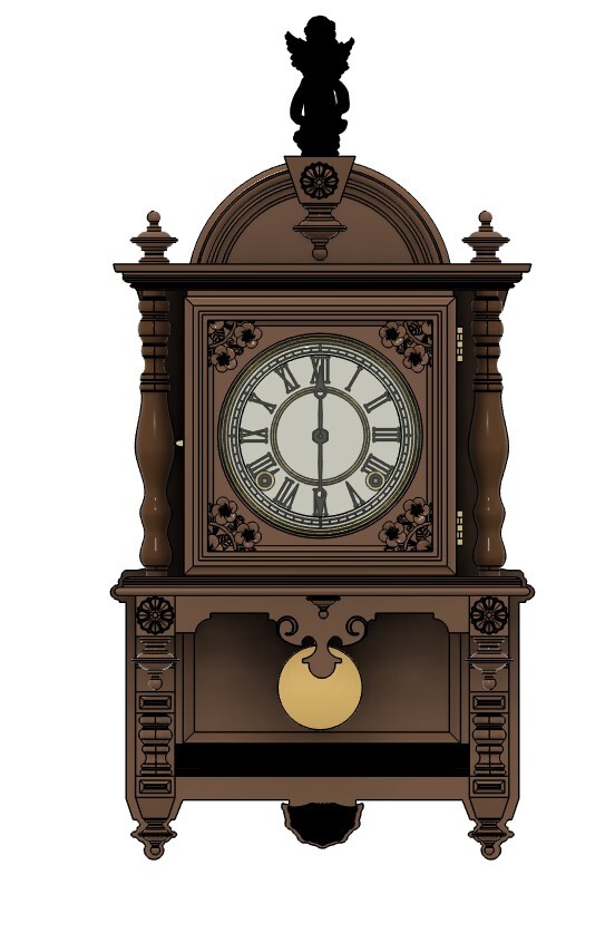 Wall Chime Clock