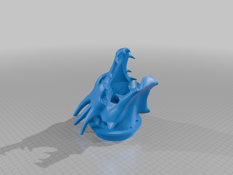 Furnace Vent Pipe Cover - Dragon Head