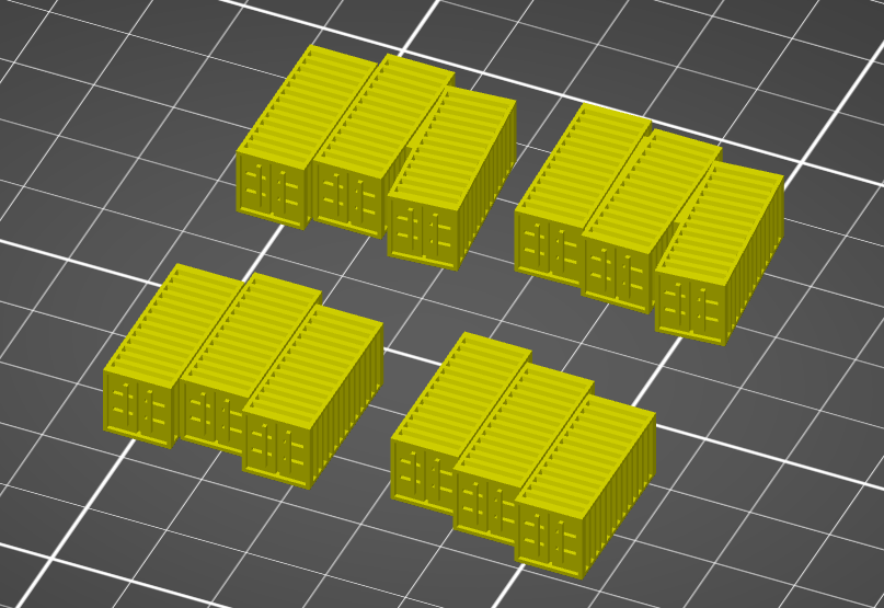 Shipping Container set - 6mm