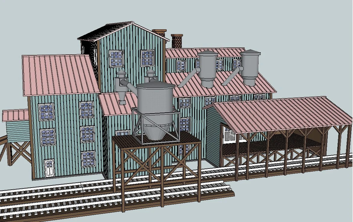HO Scale Sawmill
