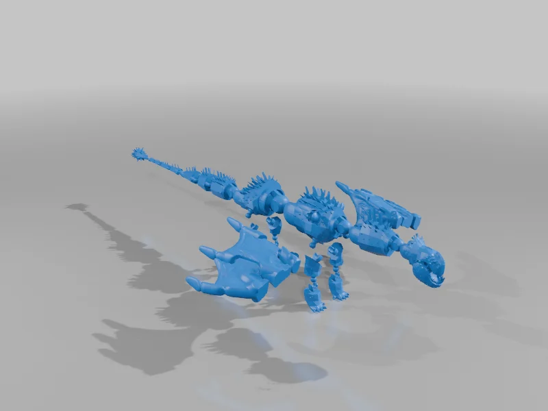 Articulated Red Death Httyd
