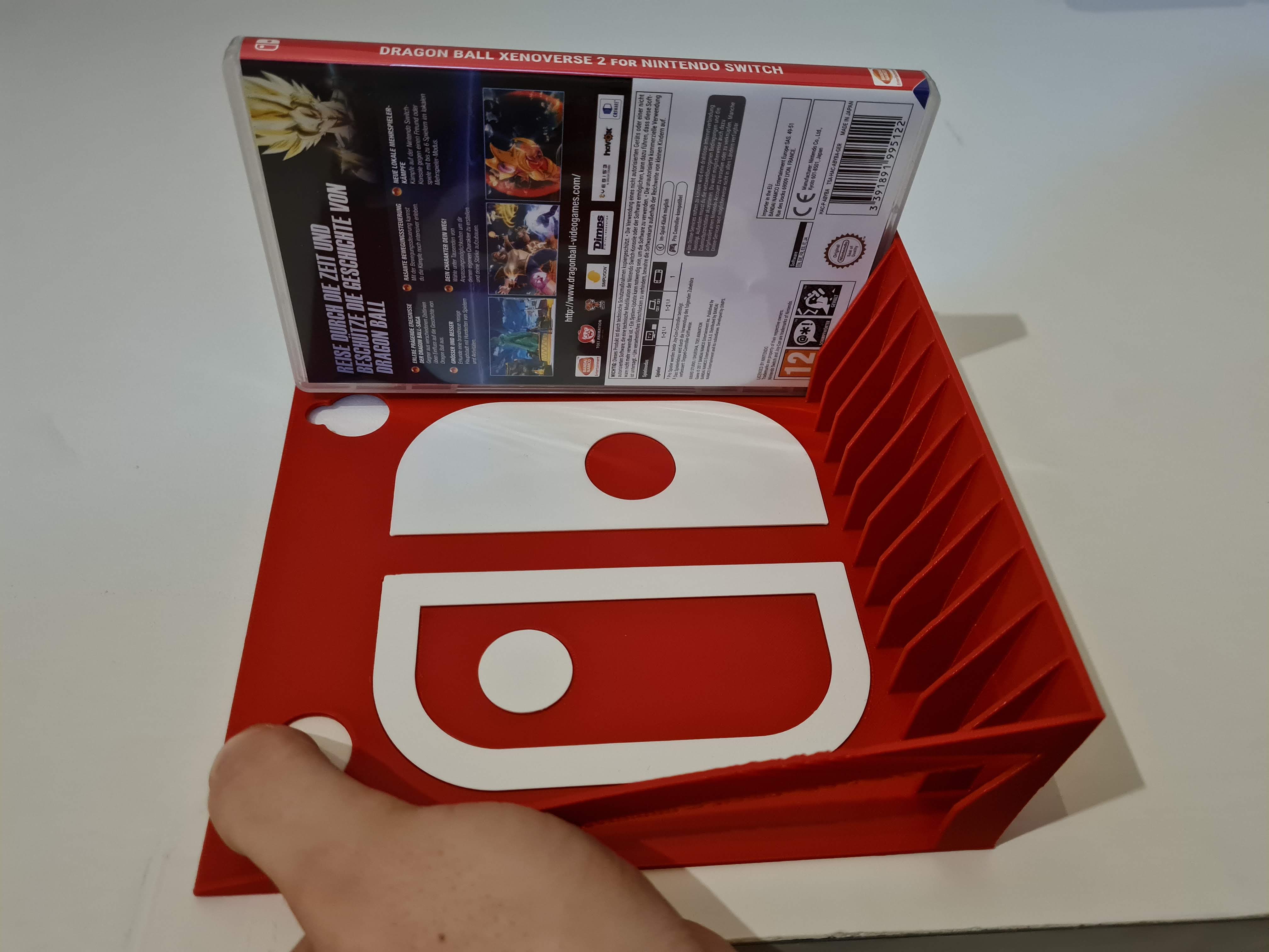 Nintendo Switch games hanger stand wall shelf