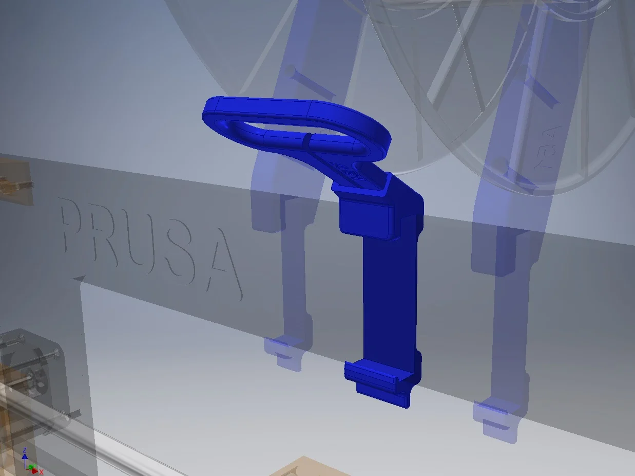Prusa i3 MK2/S/3 Filament Guide ClipOn