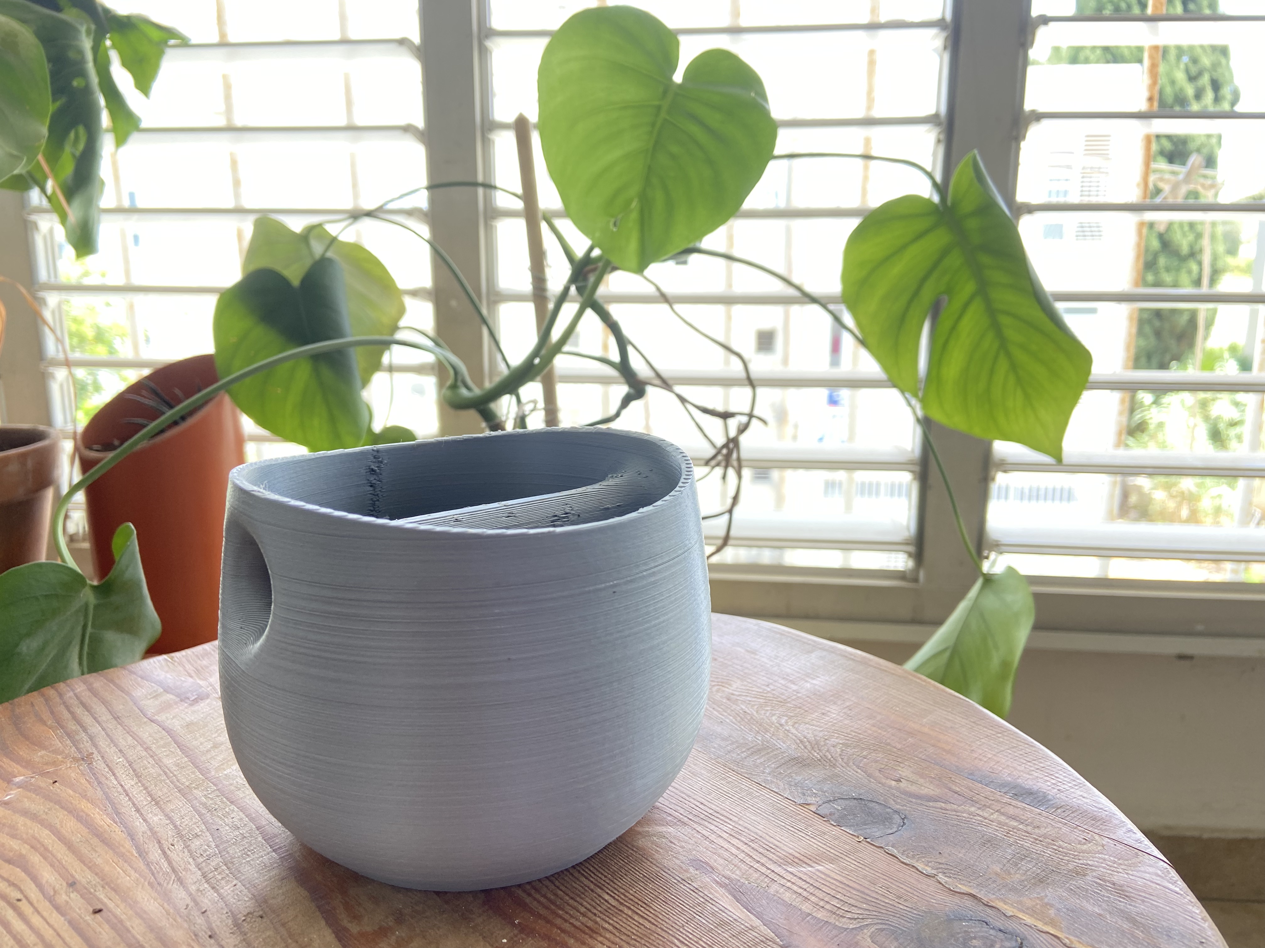Coffee Knock box - coffee maker countertop bin