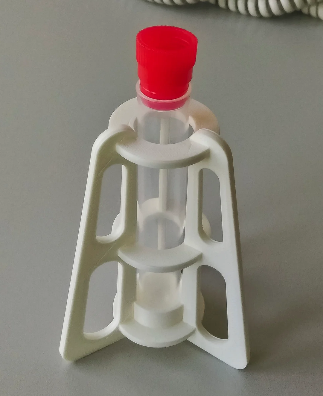 Single vial laboratory rack - scalable