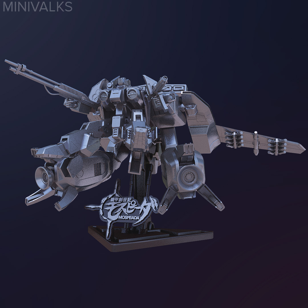 Genesis Climber Mospeada - Legioss & Tread Statue (1/72 Scale)
