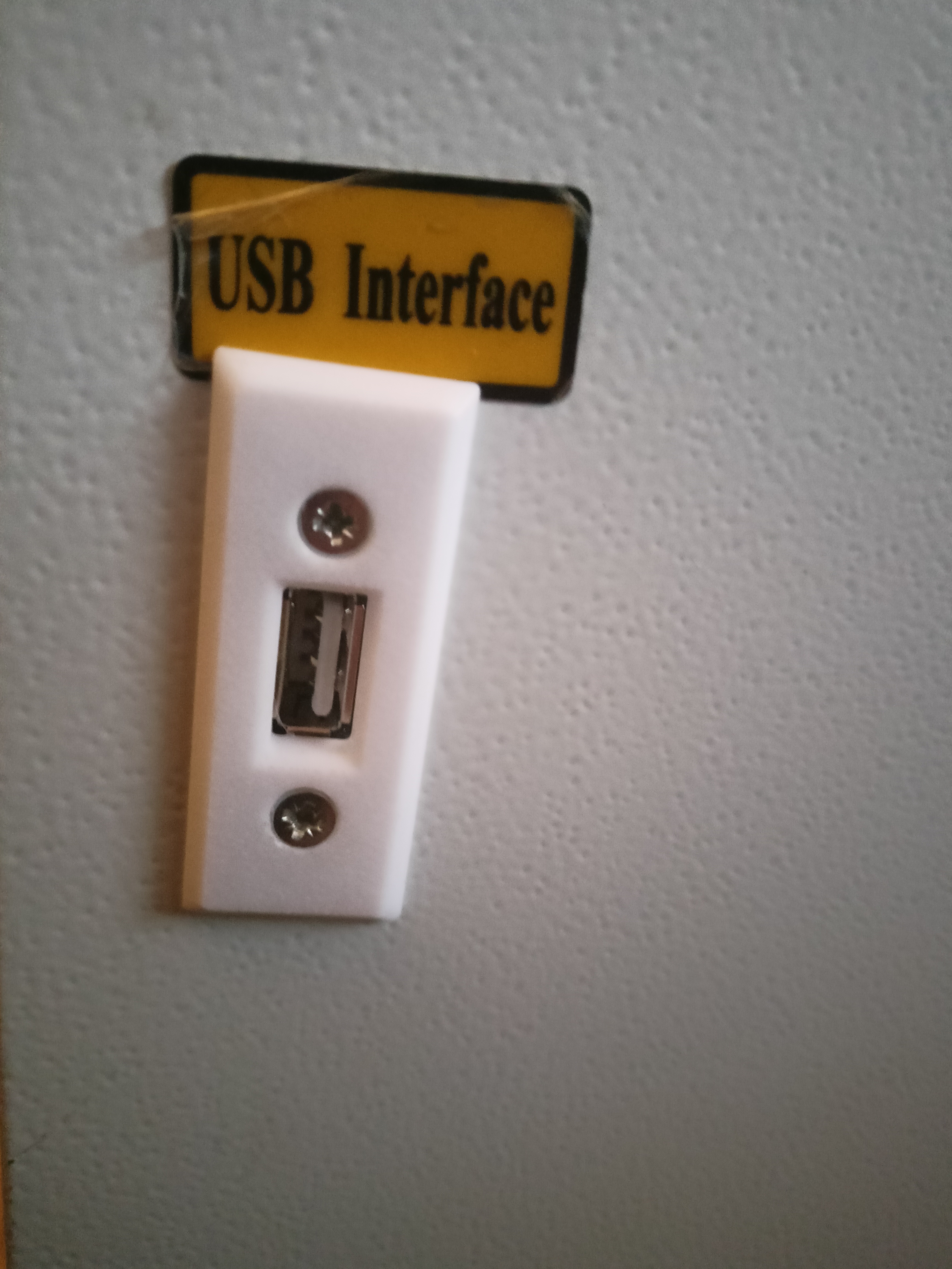 K40 laser USBA (F) side port cover
