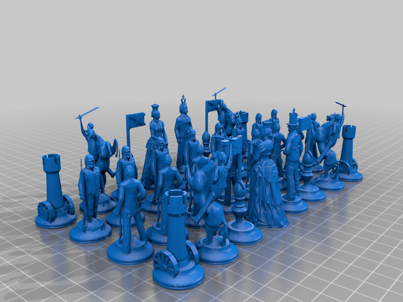 Civil War Chess Set (NEW)