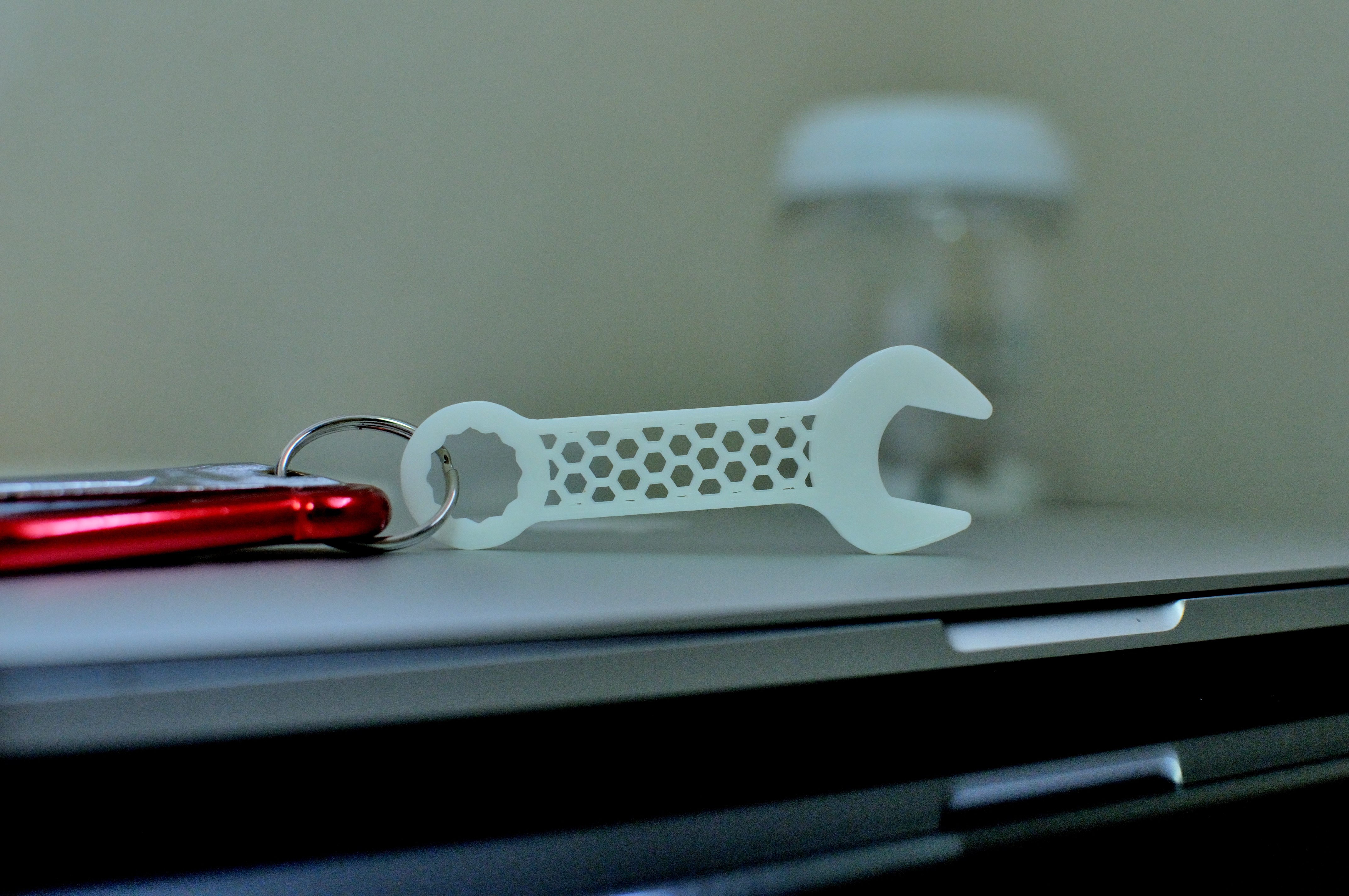Honeycomb Spanner Keychain