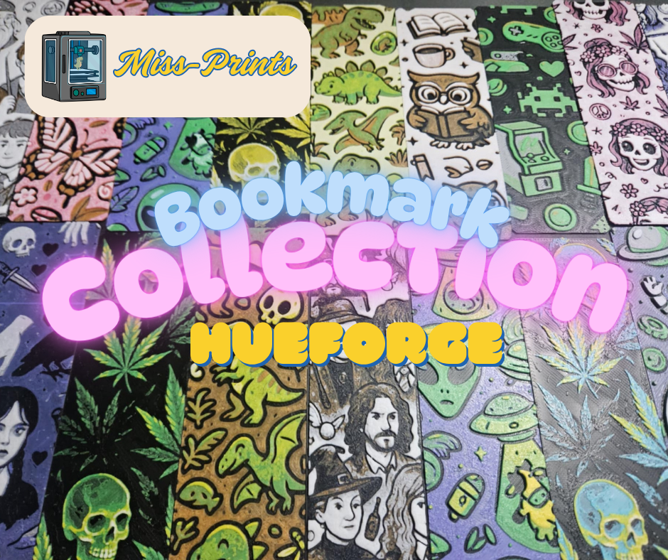 Large Hueforge Bookmark Collection