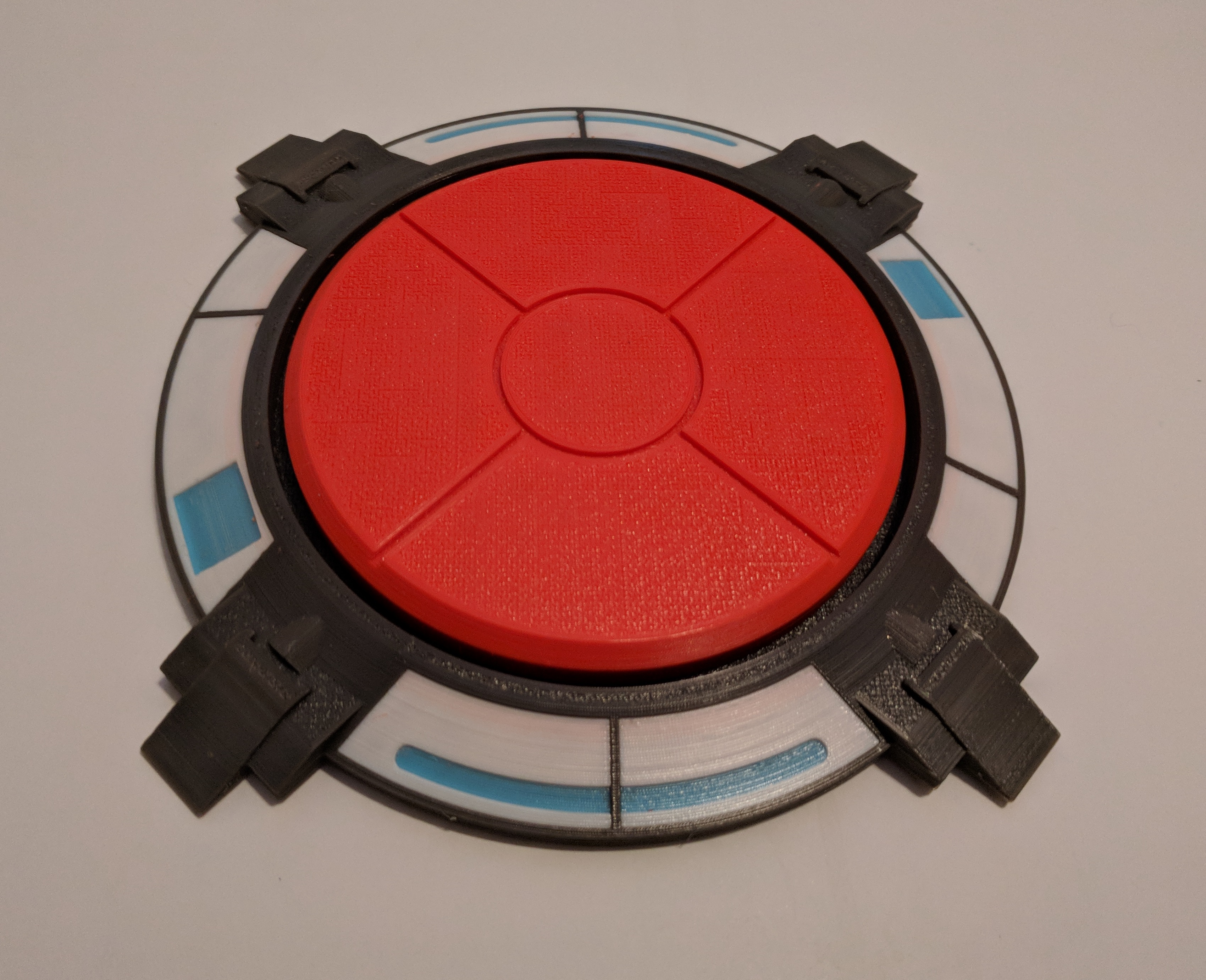 Portal Button Coaster - Multimaterial