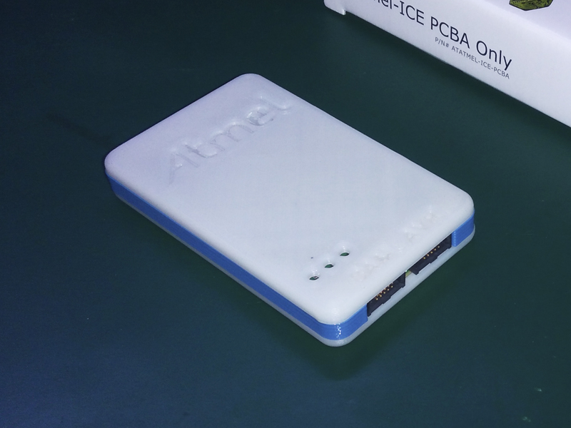 Enclosure case for ATMEL ICE PCBA programmer/Debugger AVR and SAM microcontrollers