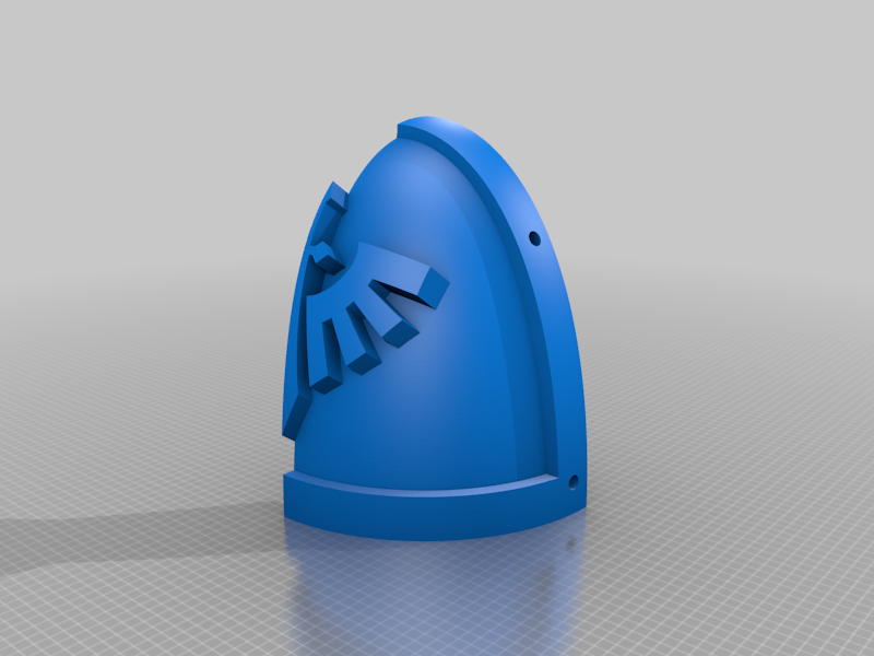 Dank Angels lifesized Spacemarine Pauldron