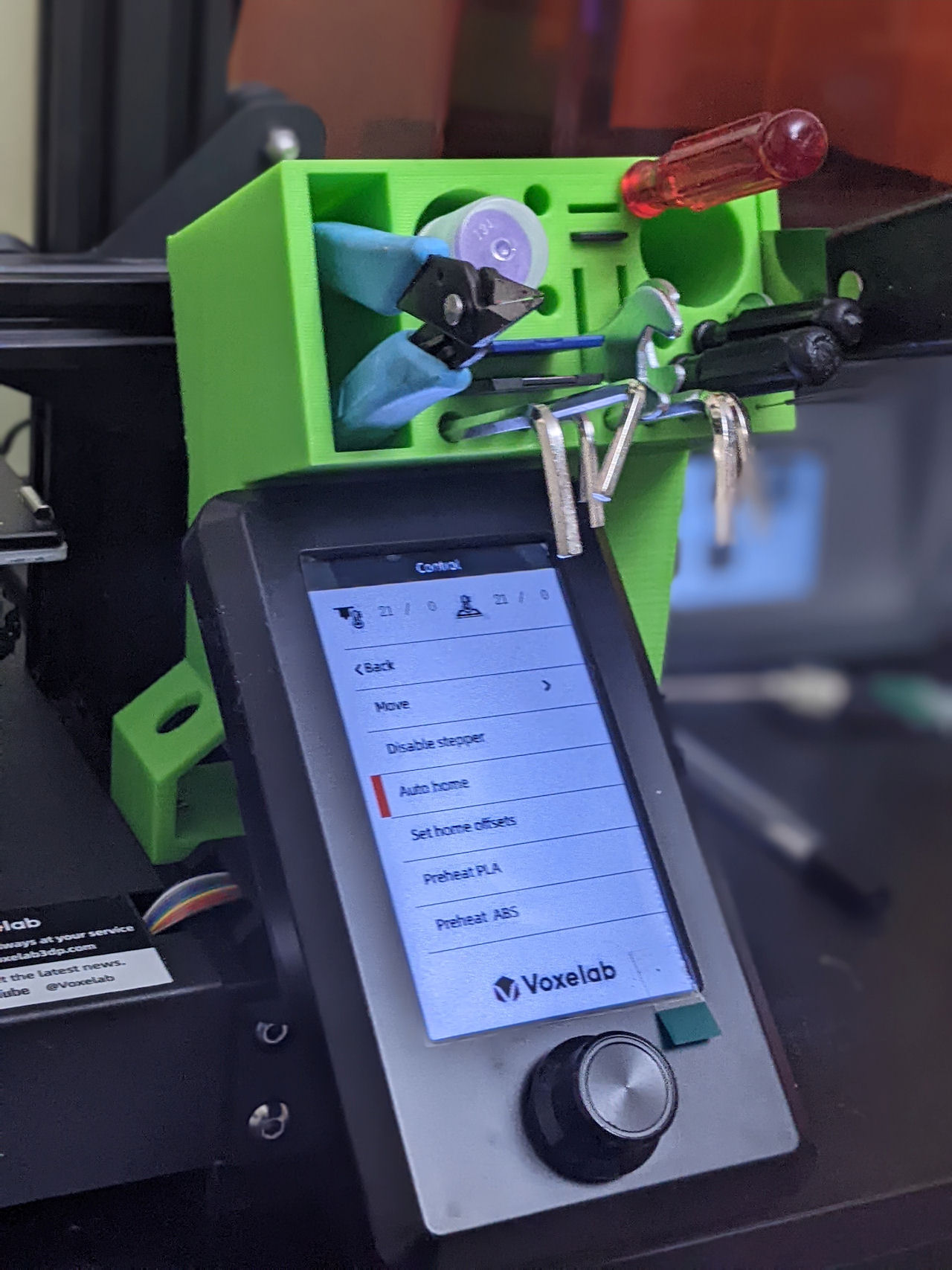 Voxelab Aquila D1, Pro, S2,S3,X2 and X3 Tool holder redesign