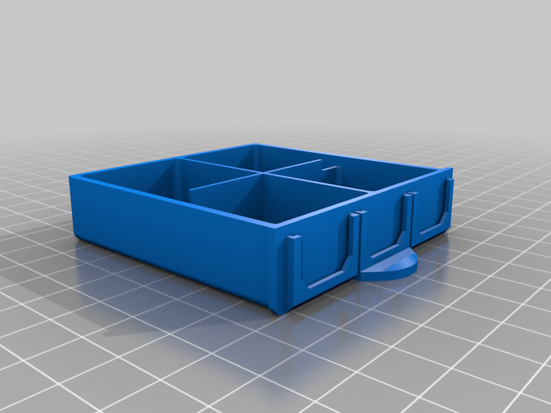 4 Square Divider drawer for Resistor box