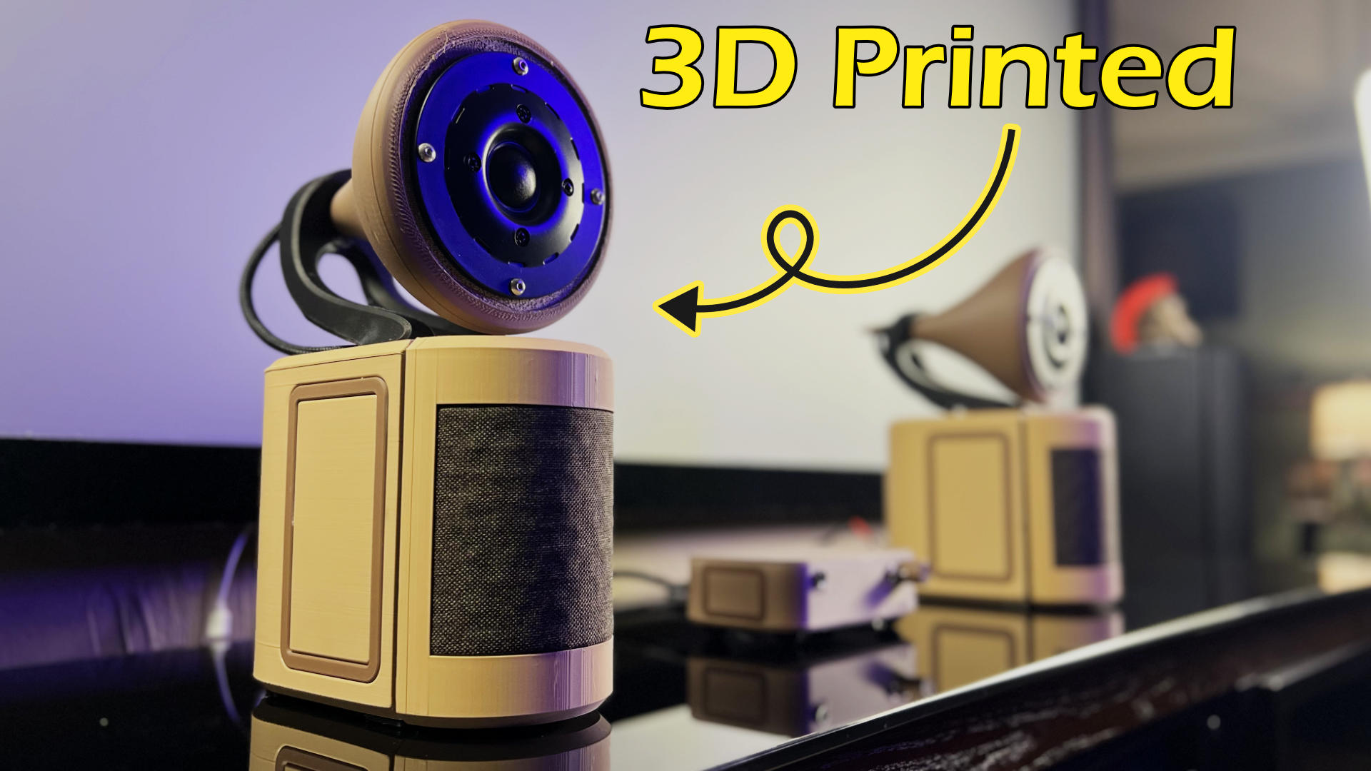 3D Printed Speaker Driver 2-way