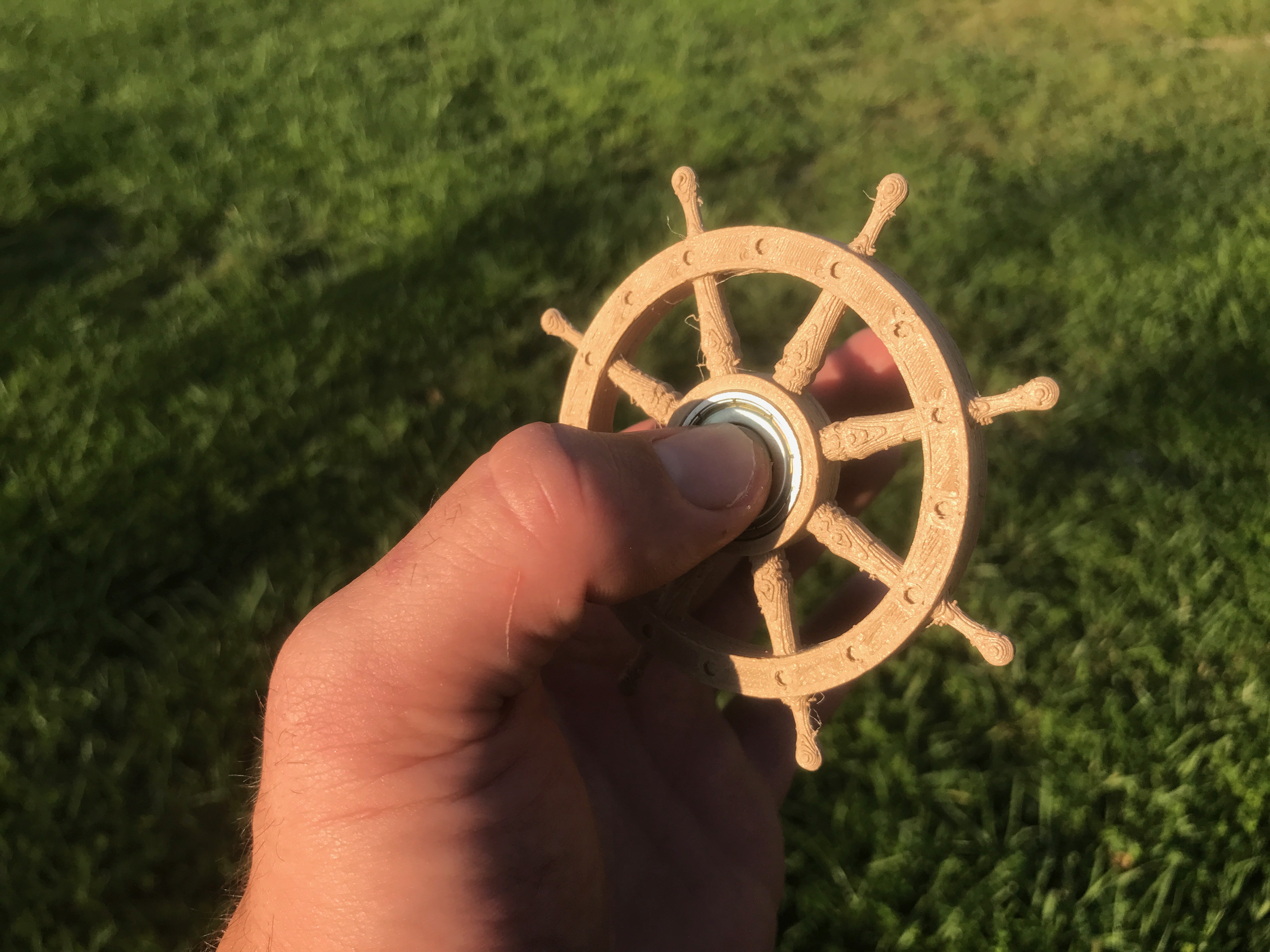 Pirate Ship Wheel Fidget Spinner