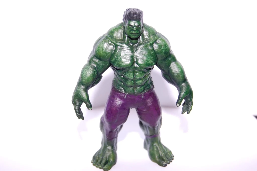 HULK no support no base printed and painted