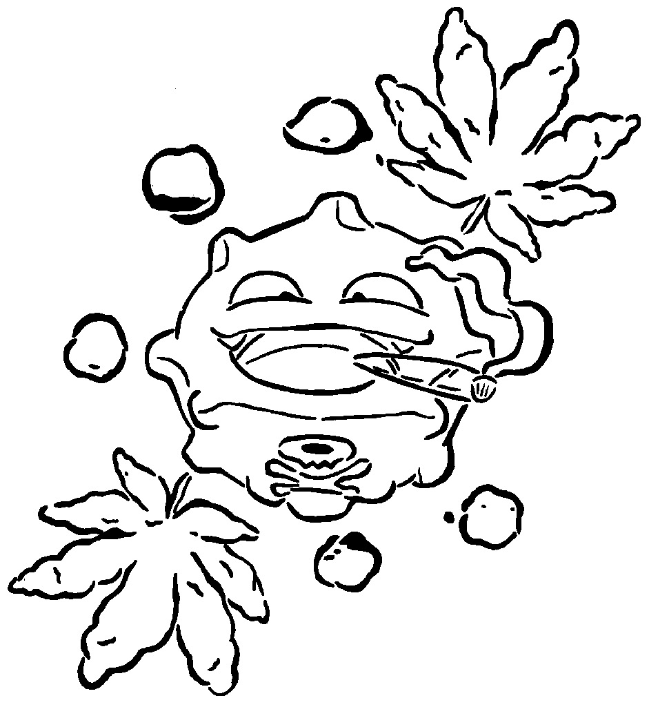 Koffing stencil
