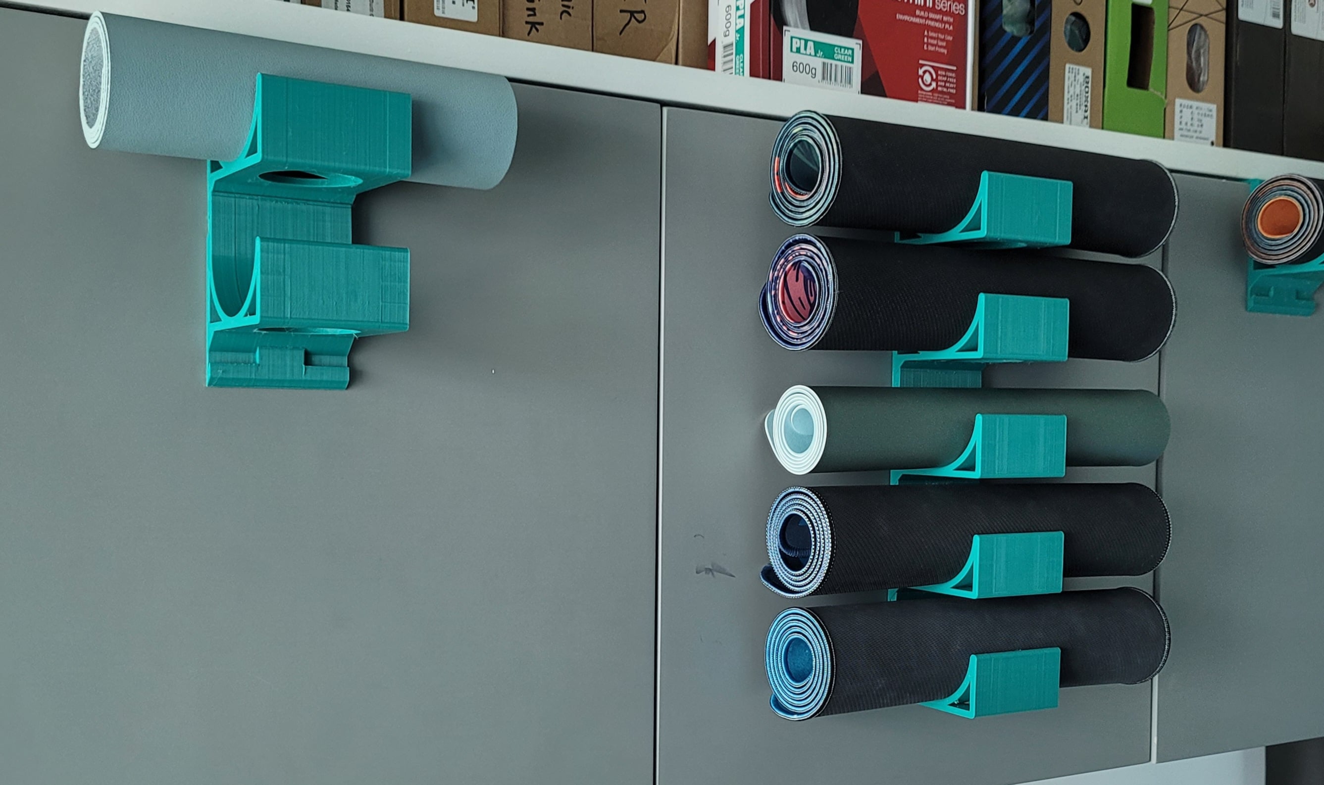 A Modular, Interlocking System for Storing Deskmats
