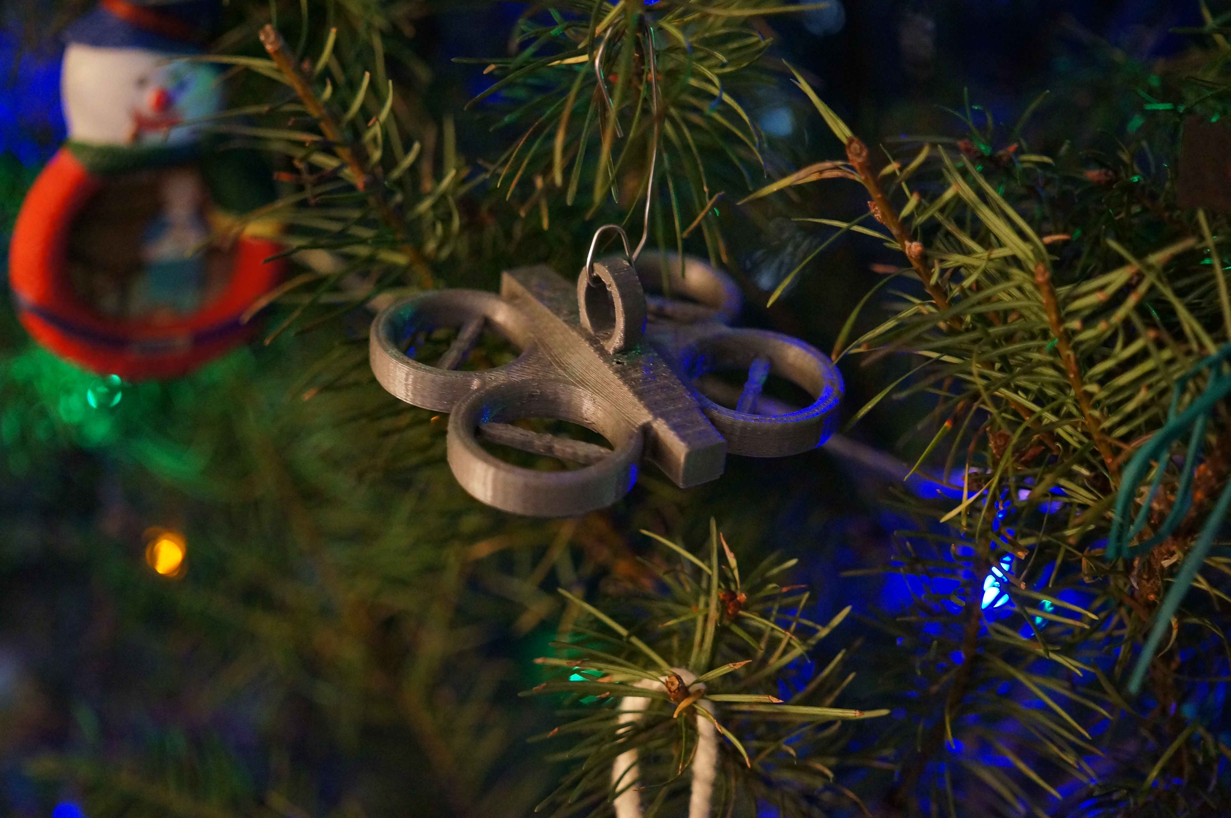 Drone Christmas Ornament (Parrot style)