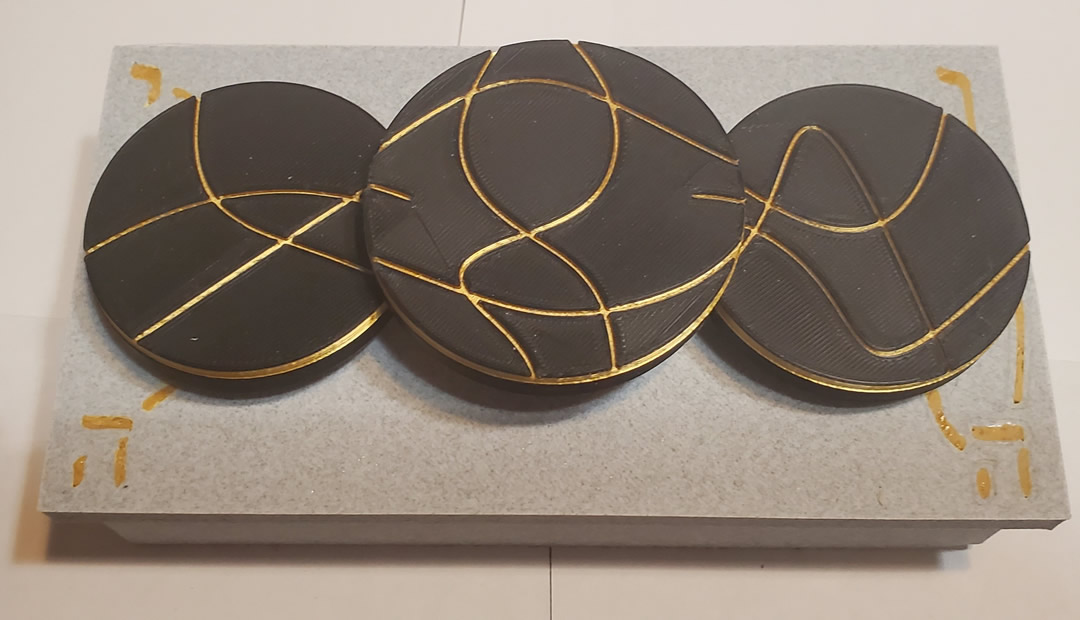 3 Dial Lock Box