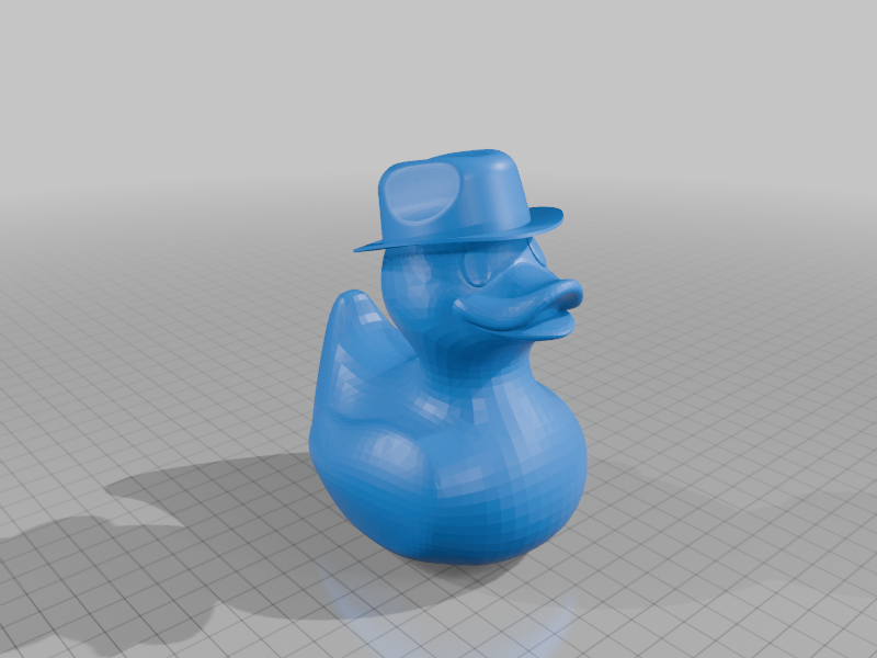 Fedora Rubber Duck