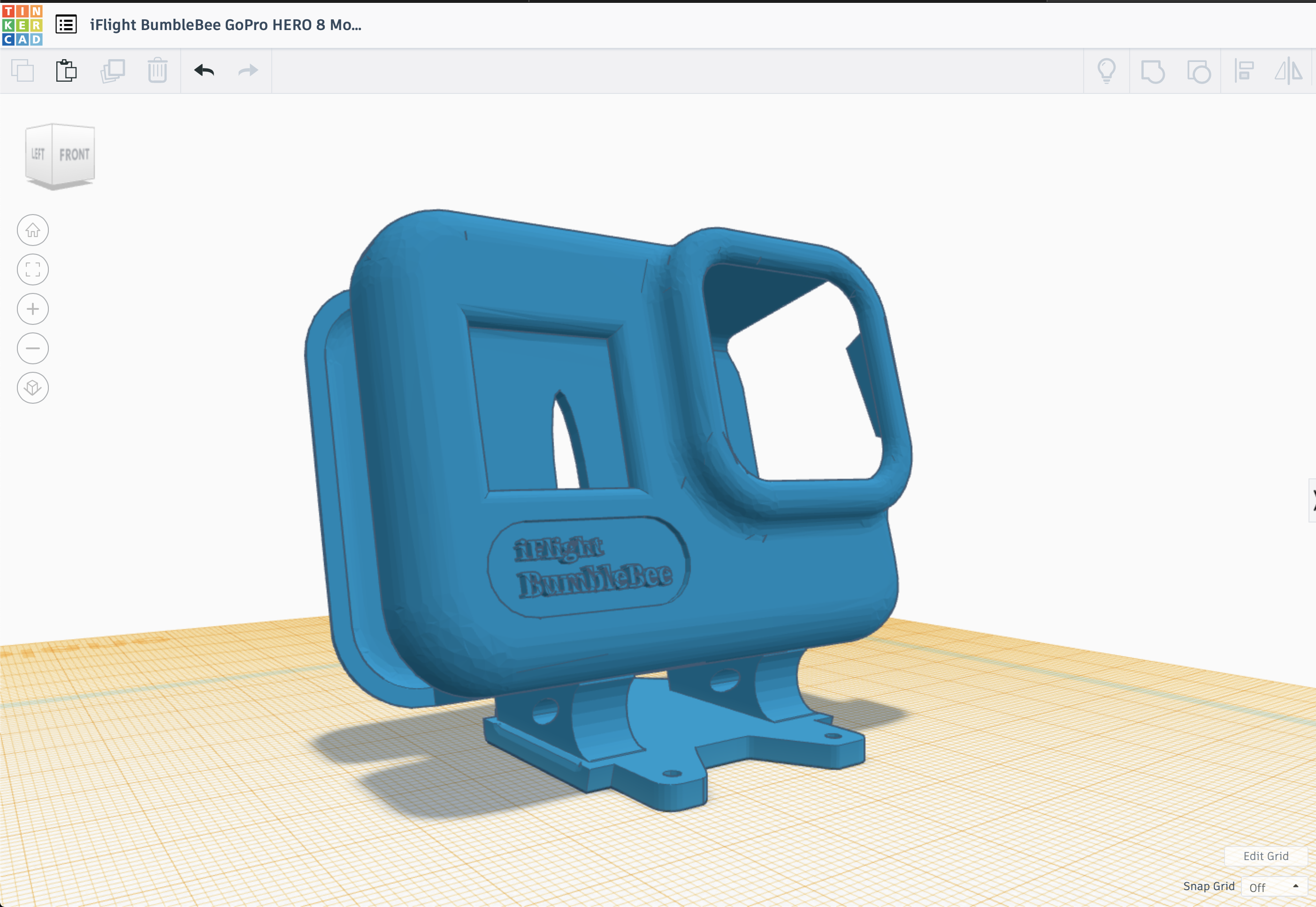 iFlight BumbleBee / Green Hornet GoPro HERO 8 TPU Mount