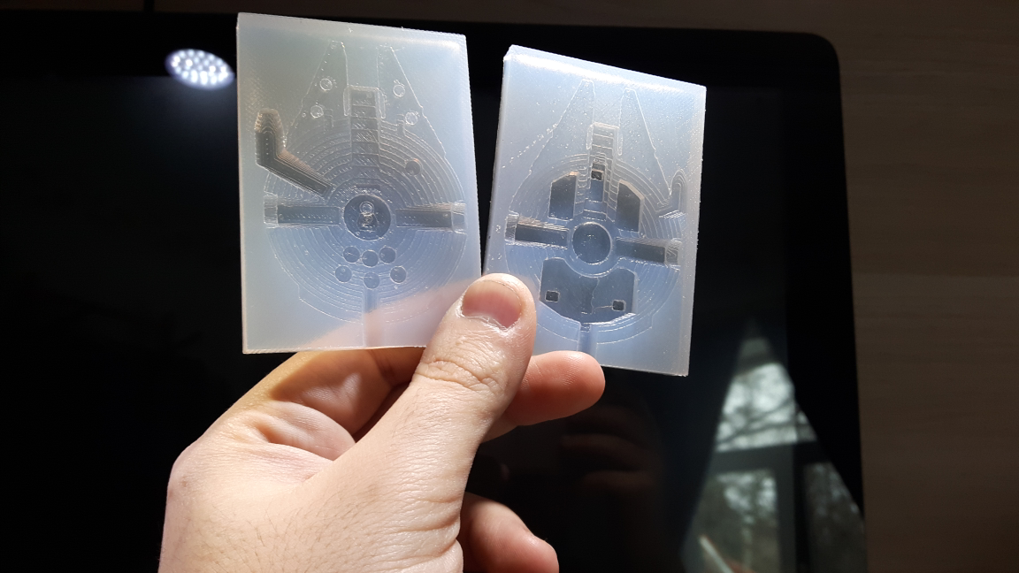 Millenium Falcon Mold Maker