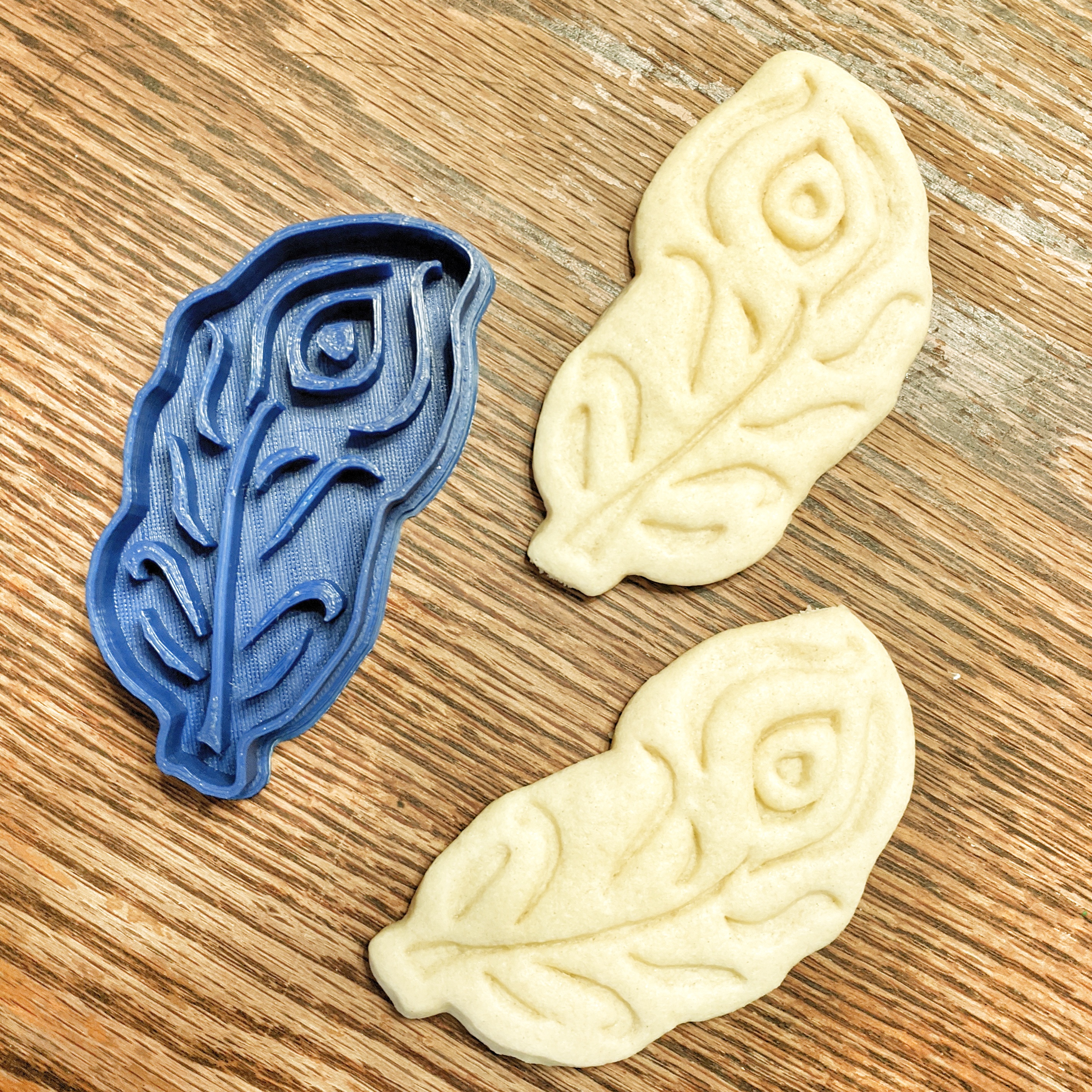 Peacock Feather Cookie Cutter