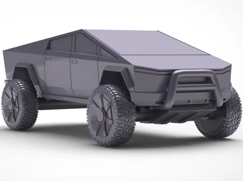 Off road Tesla cybertruck by Brexit (Gaslands scale)