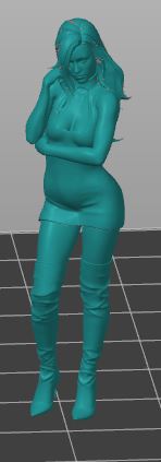 FIGURE OF A SEXY WOMAN IN STILETTOS