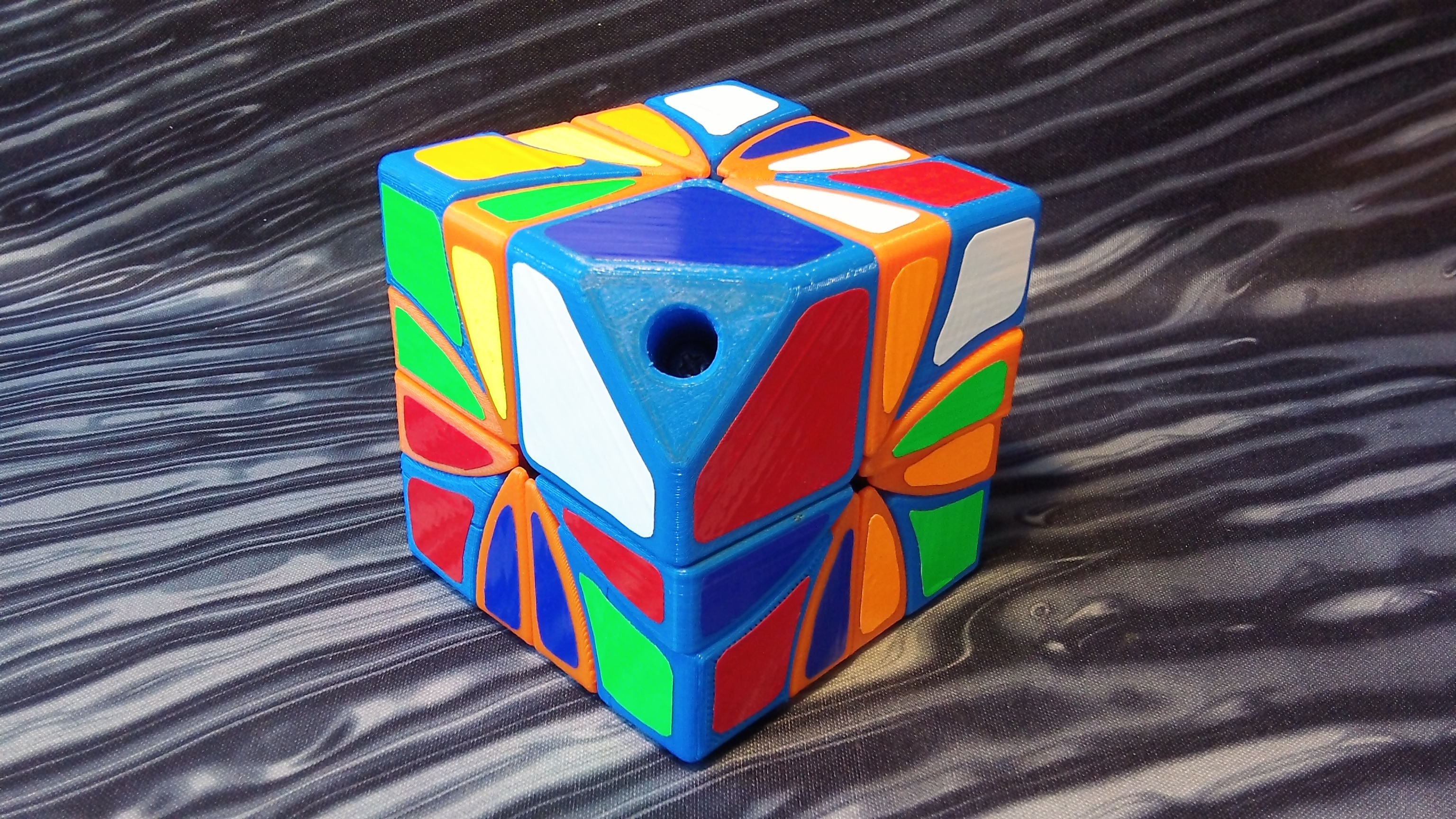 Asymmetrical Dino 2x2 Rubik's Cube
