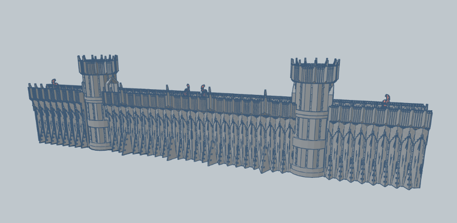 Black Gate of Morder 10mm Scale