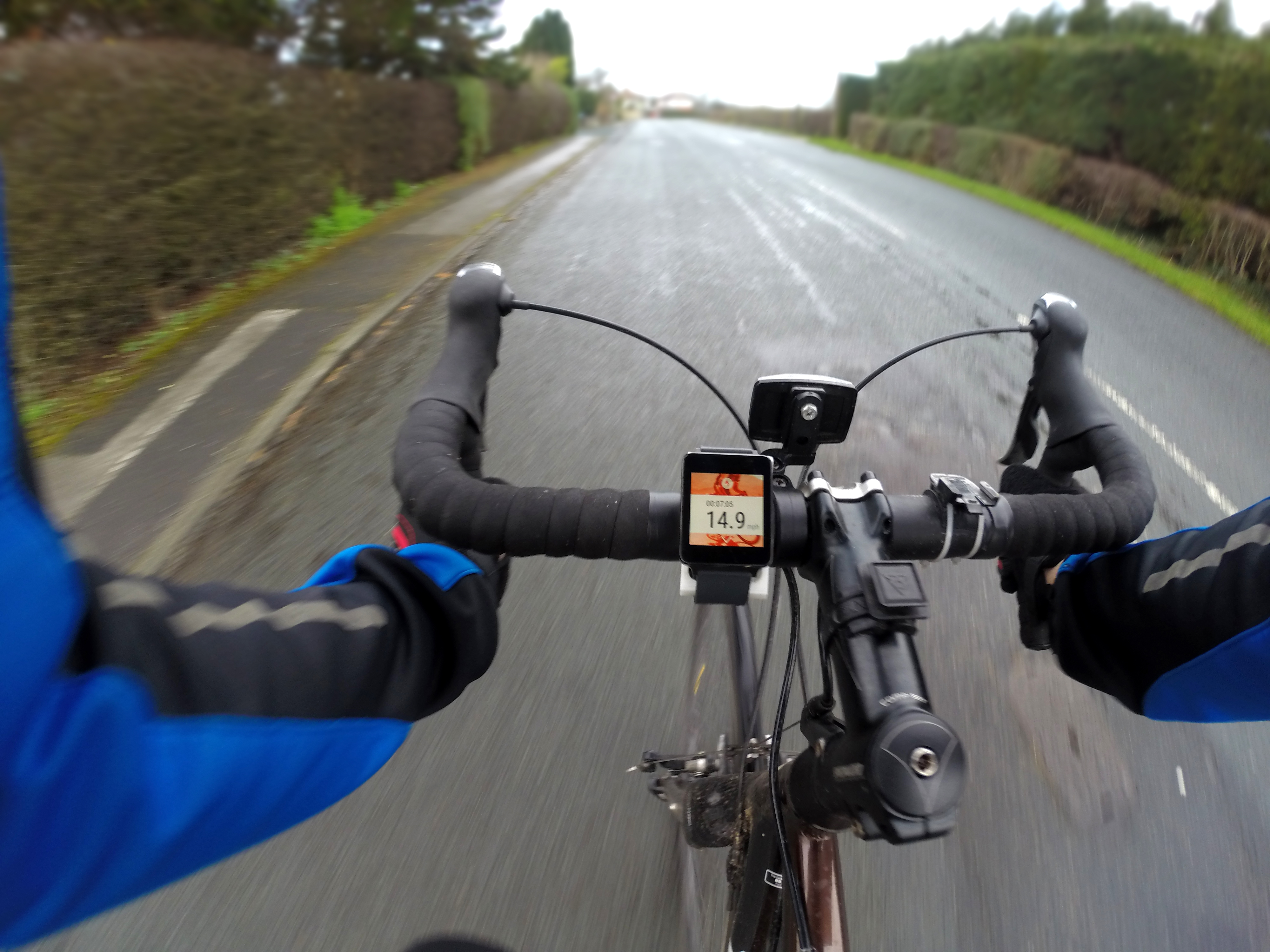 Smart Watch mount for bike