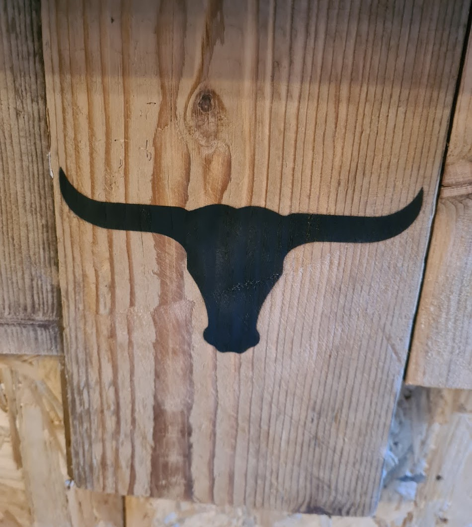 Longhorn Stencil