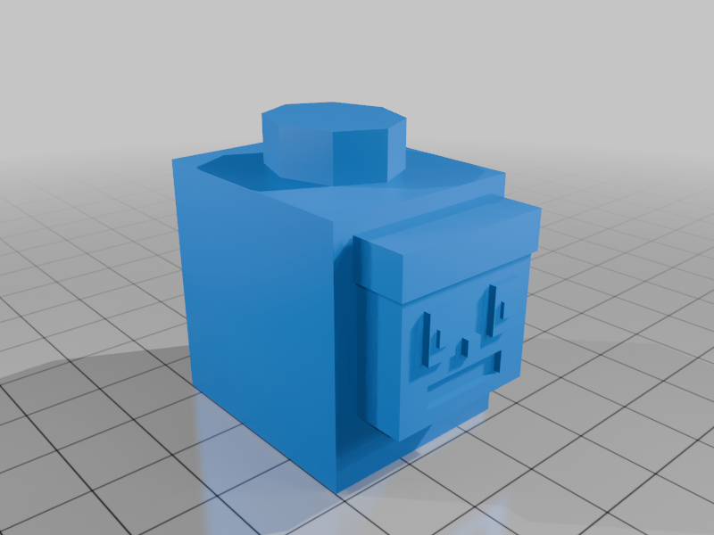Caseoh 1 by 1 Lego block