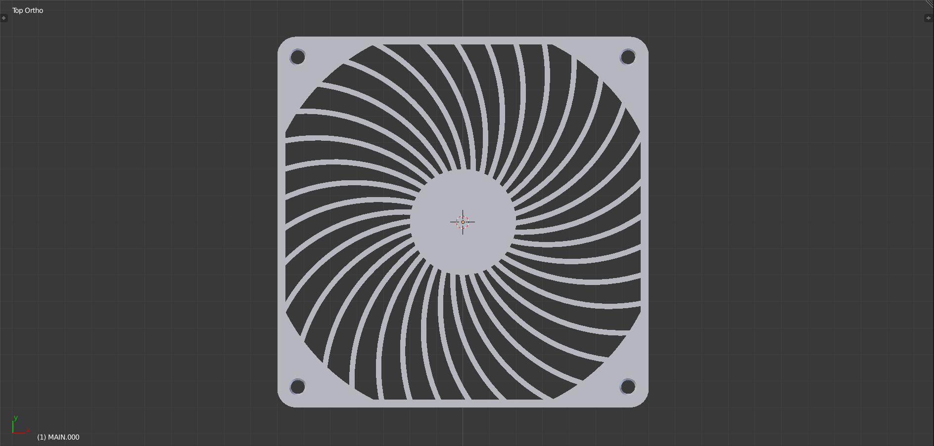 140mm Fan Grill, Air Penetrator Style