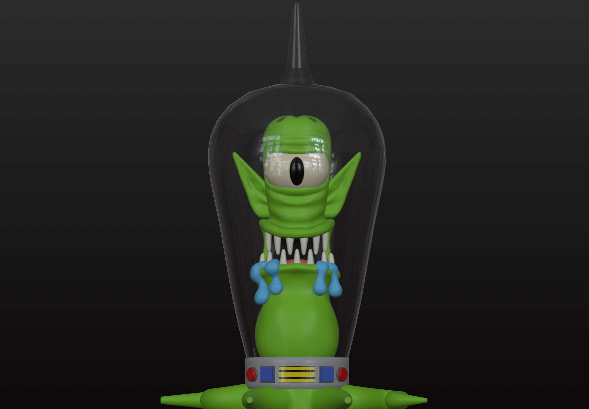 Kang The Alien from Simpsons