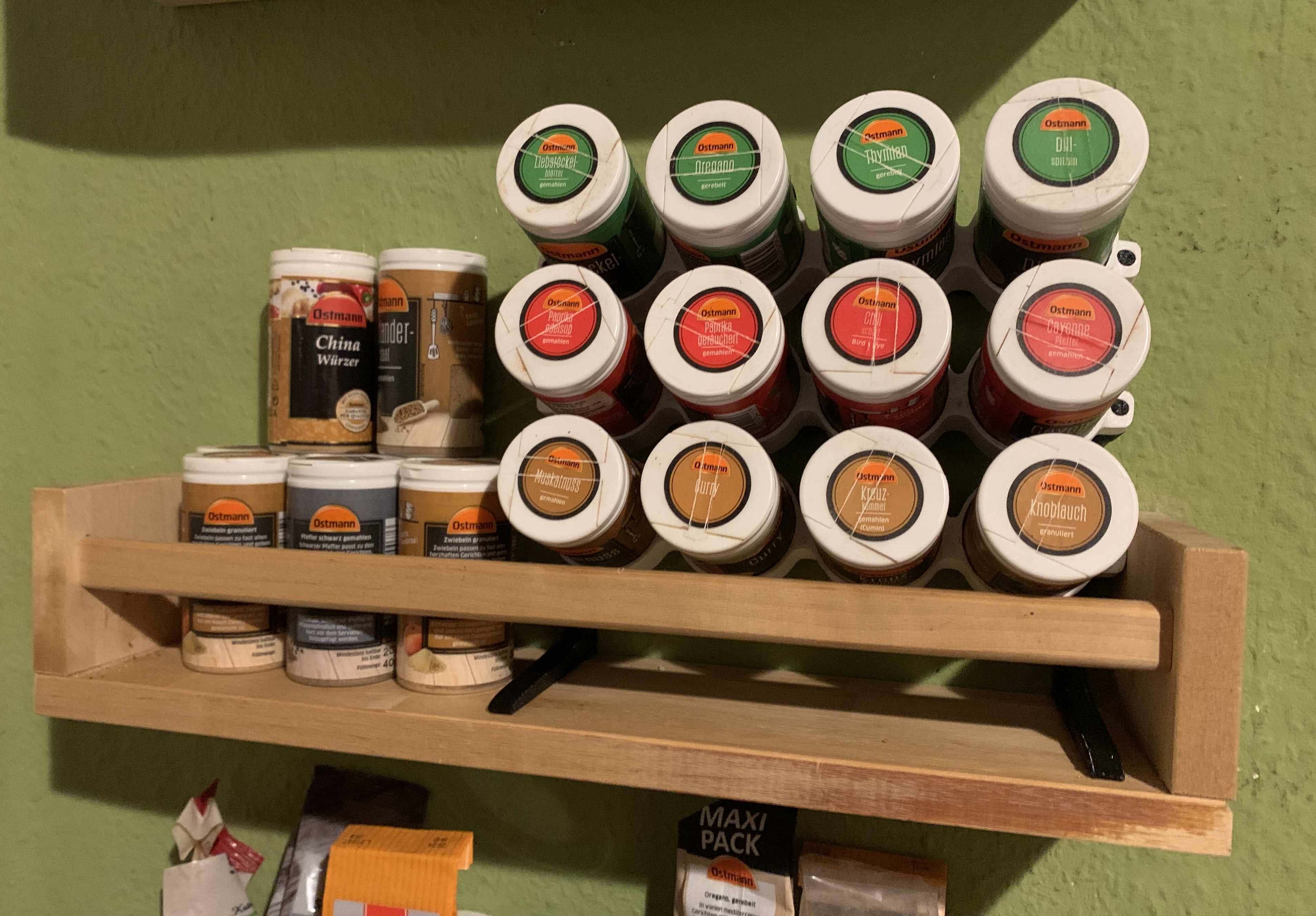 Modular Spice Rack, Angled