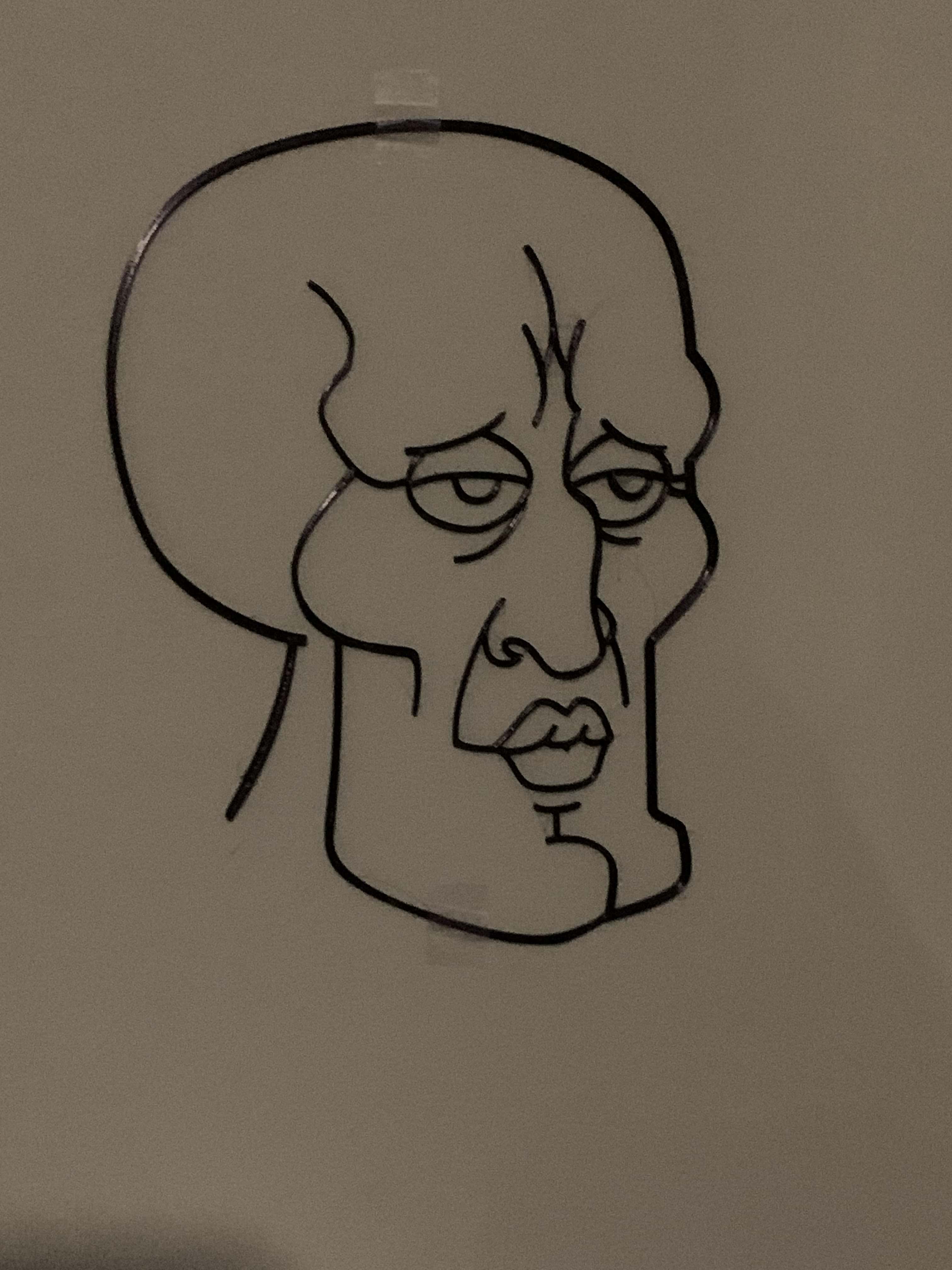 Handsome Squidward Wall Art