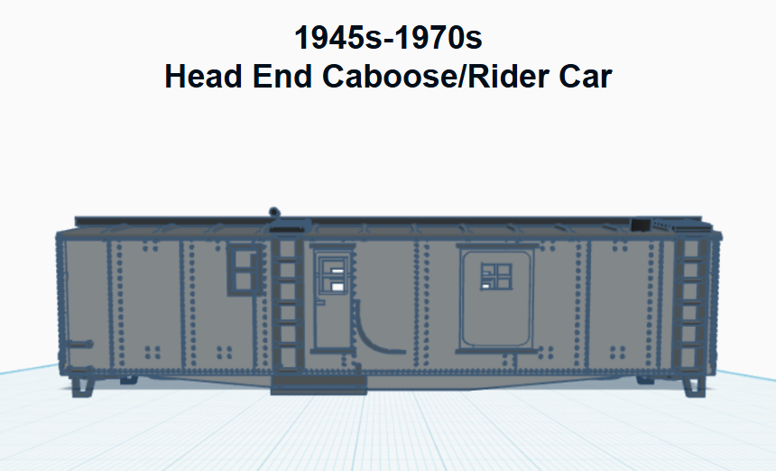 MONON head end car (HO SCALE)