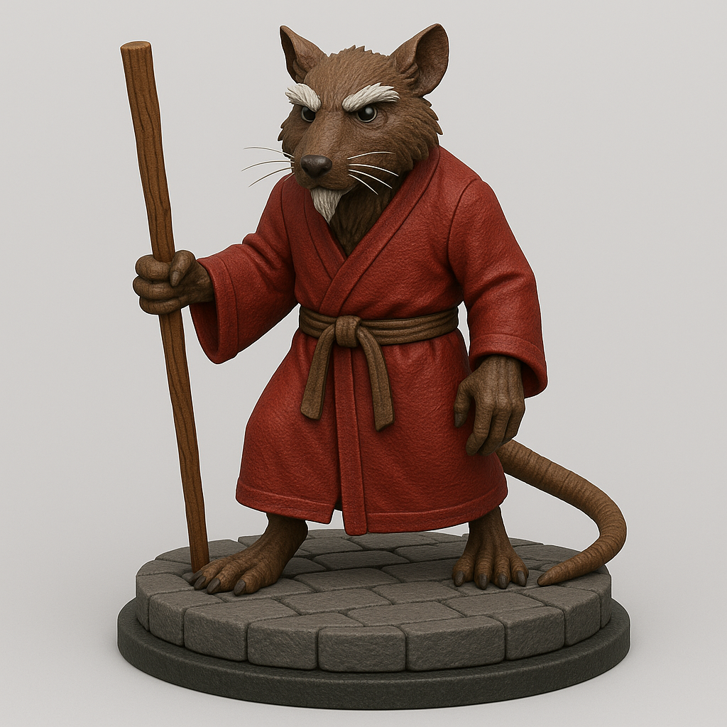Master Splinter – Paintable Miniature