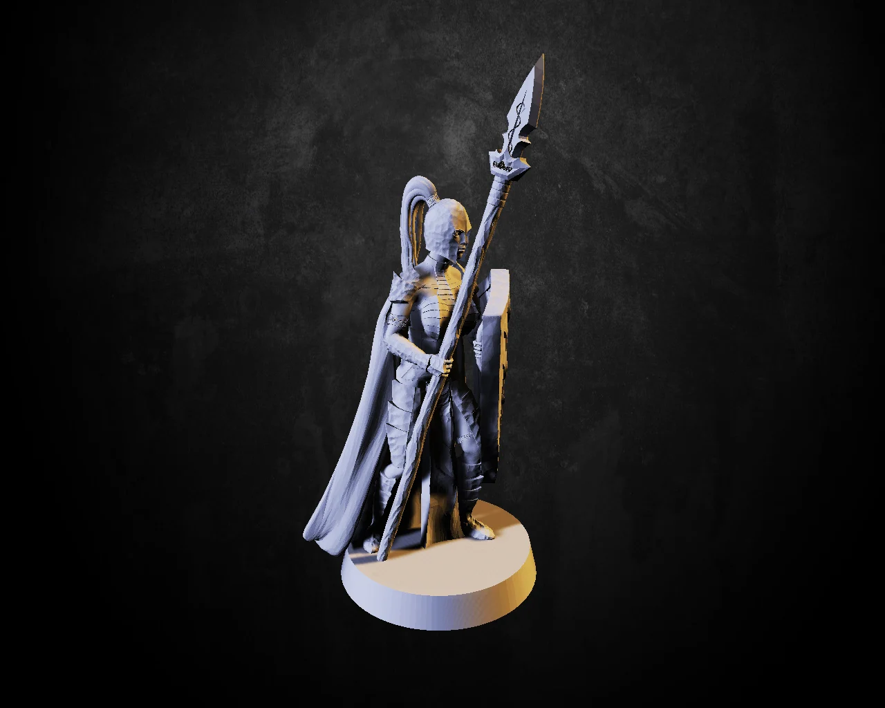 Drow Elf - Spear