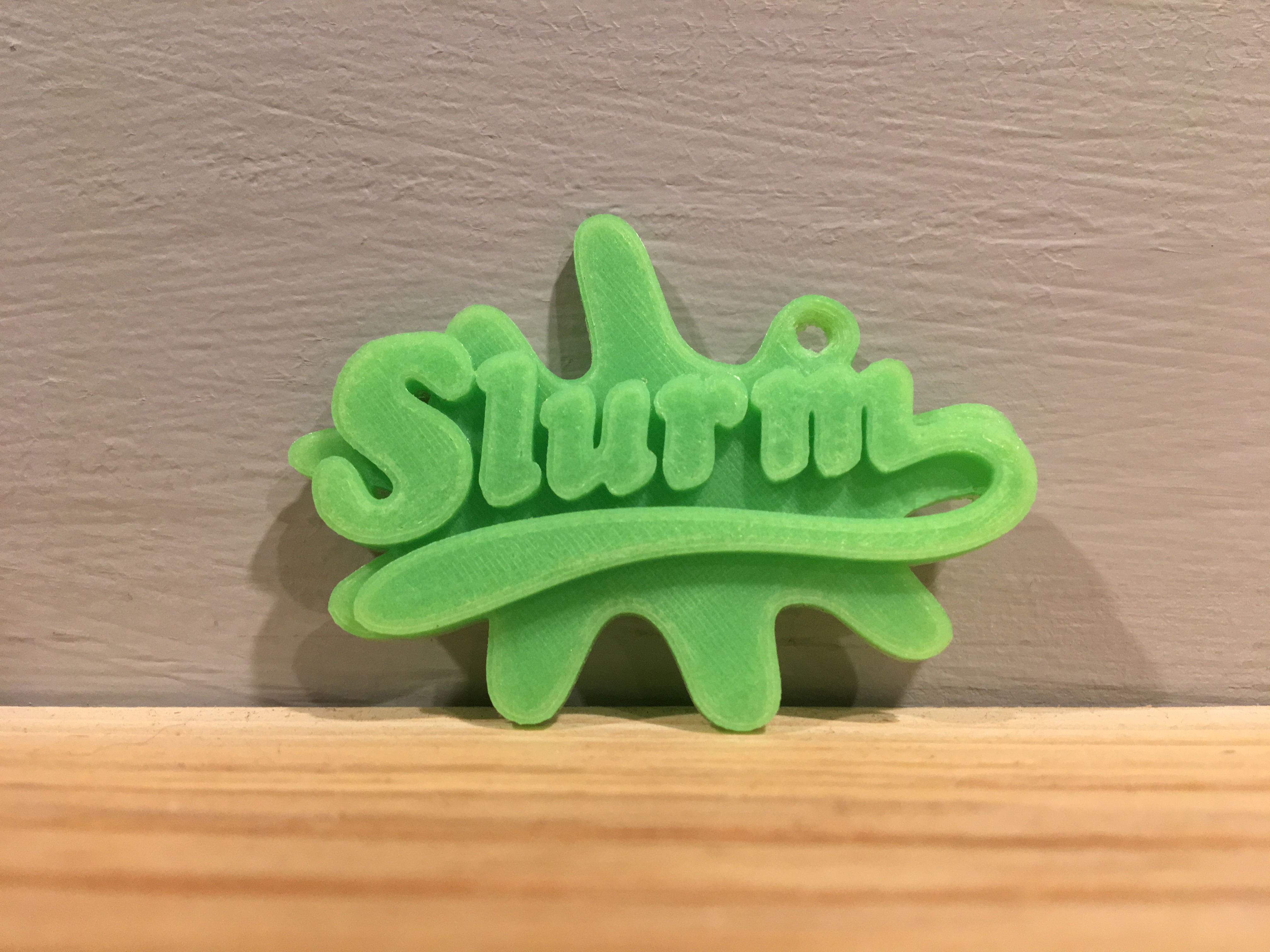 Slurm Keychain! (futurama)