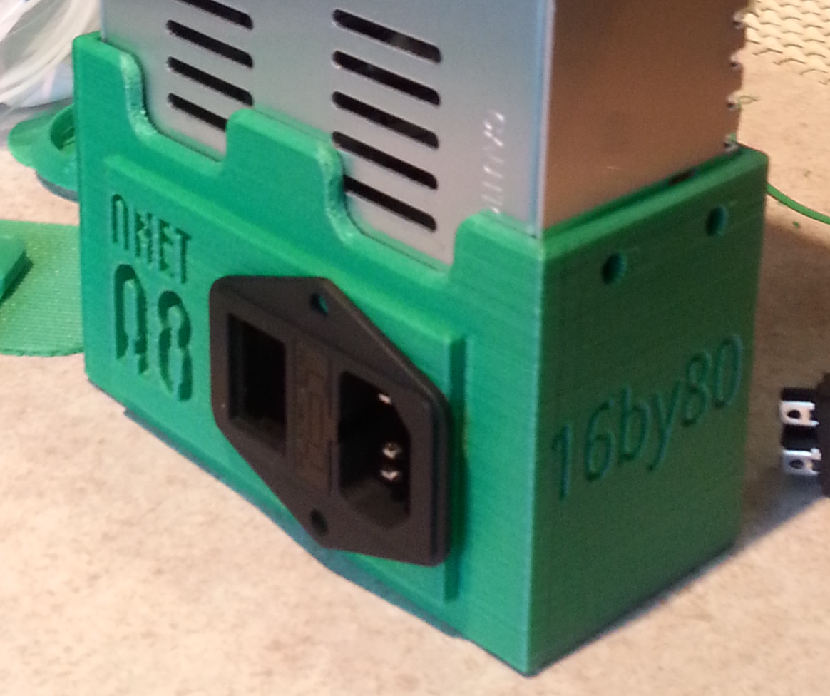 eTopxizu 30amp cover for Anet A8 with socket