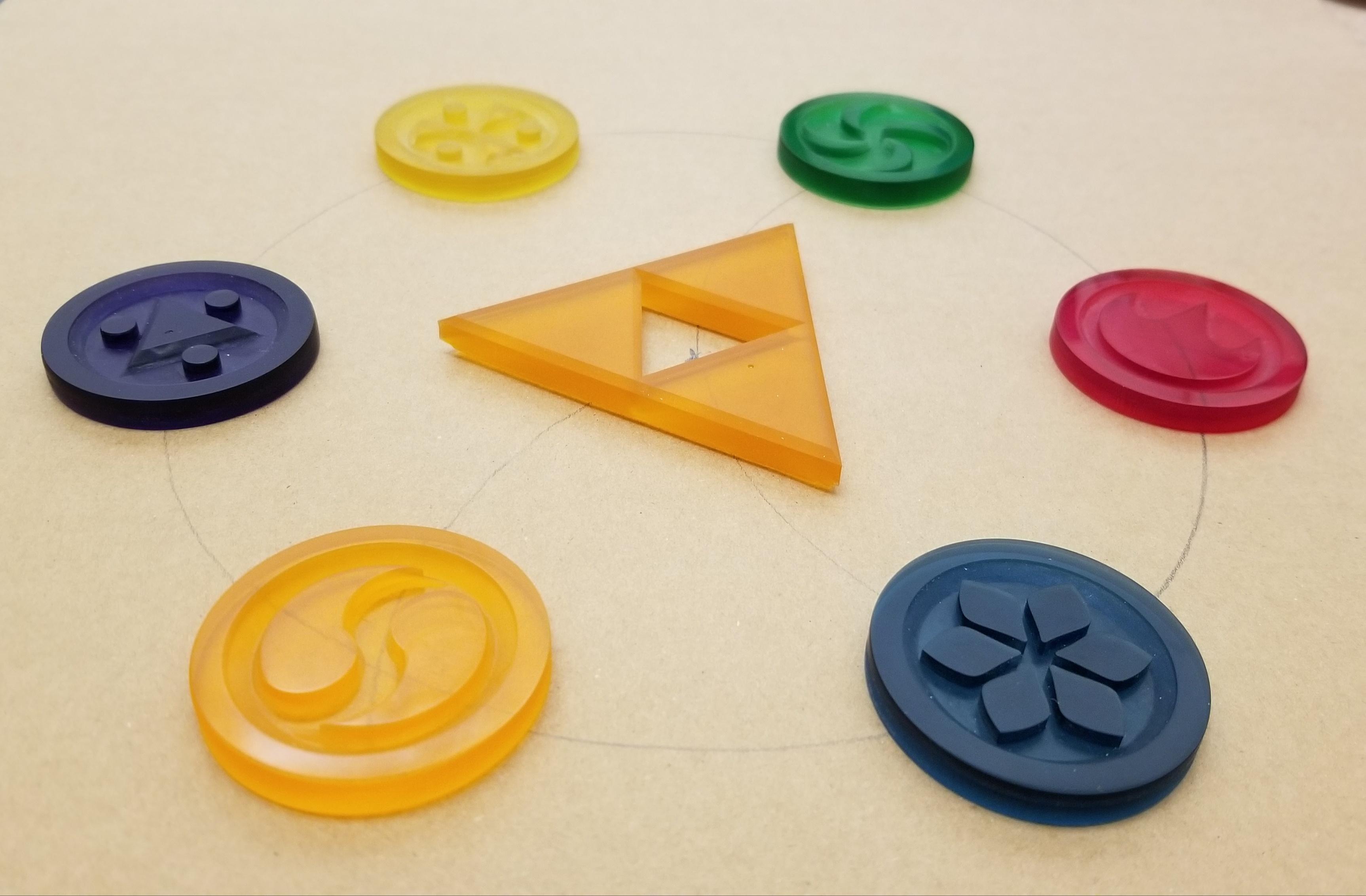 Sage Medallions Ocarina of Time [Flat Topped]