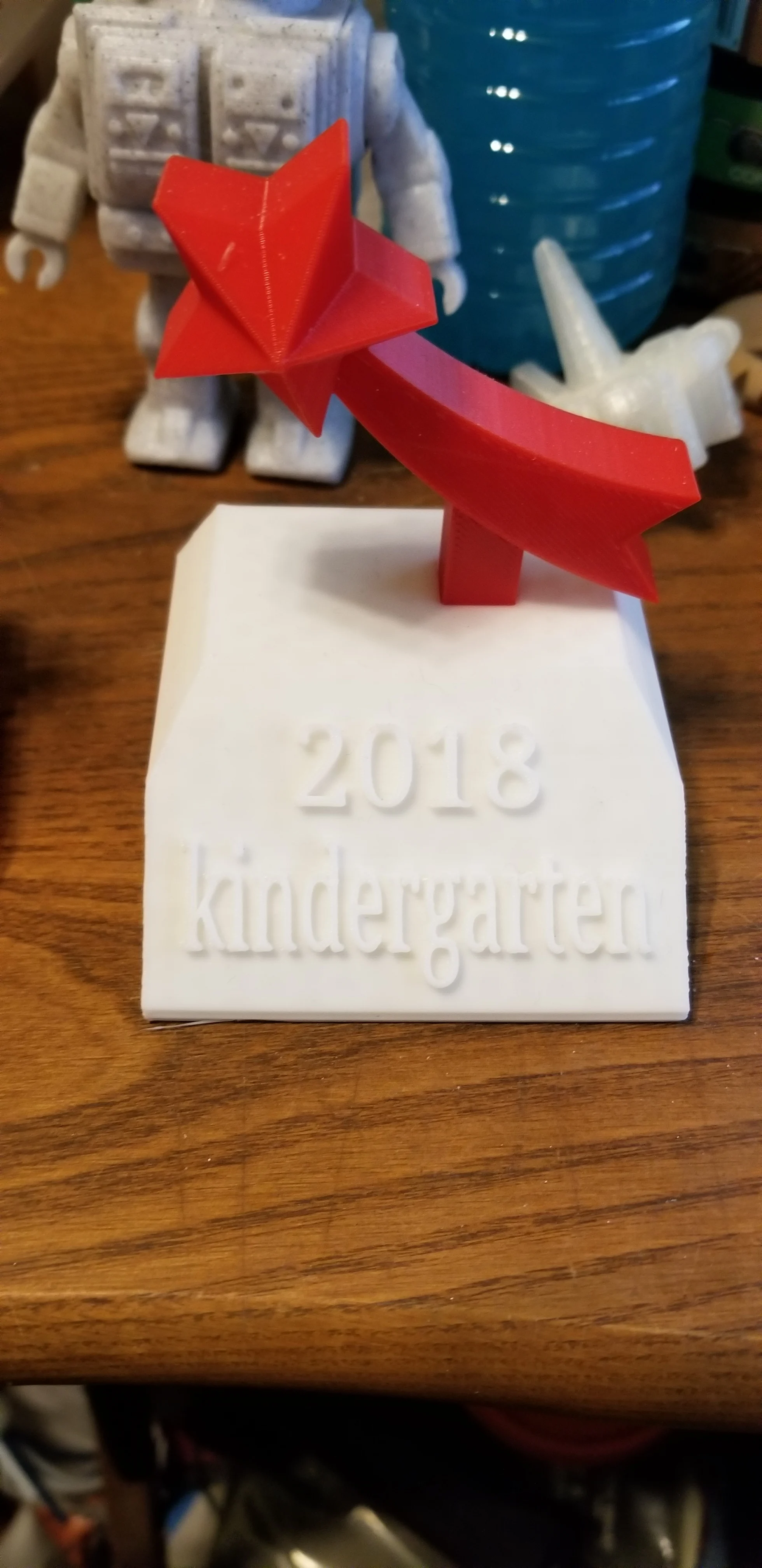blank trophy / kindergarten trophy