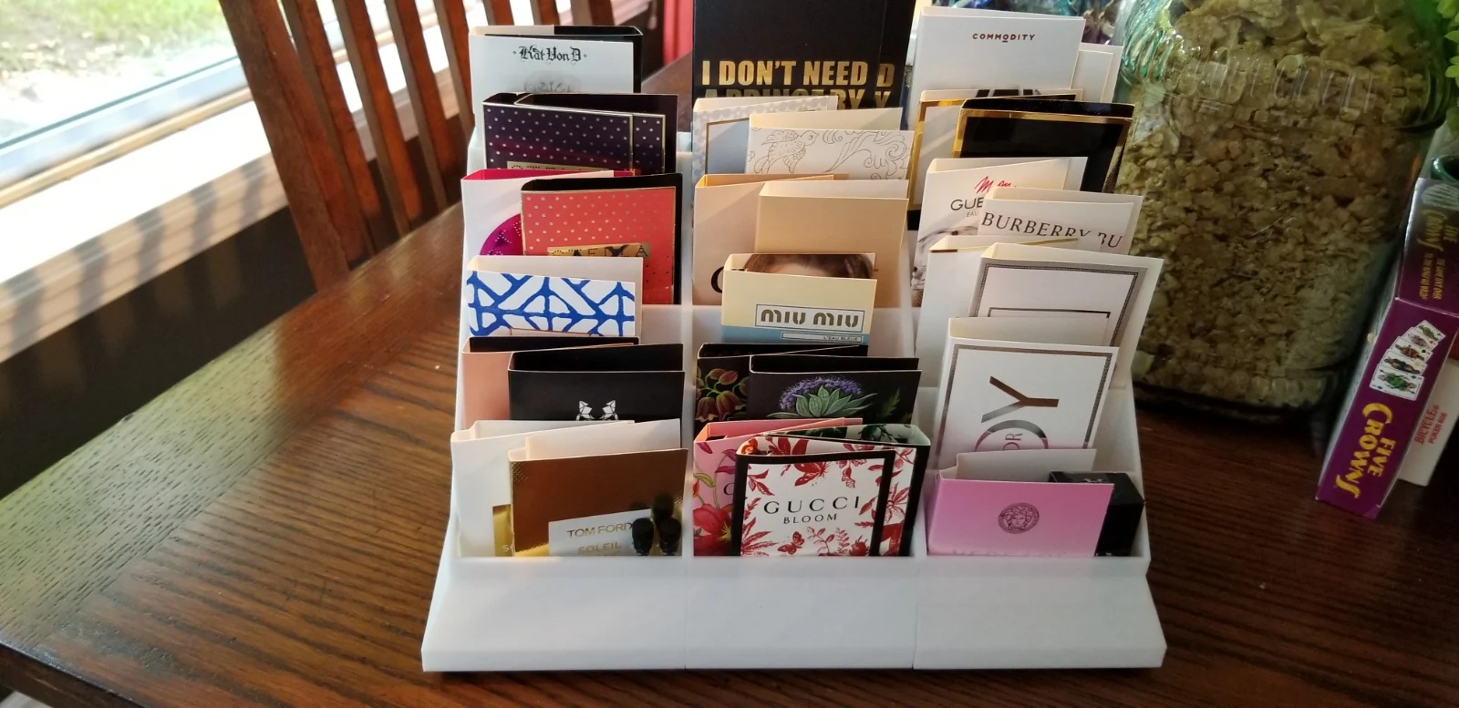 Perfume Sample Rack